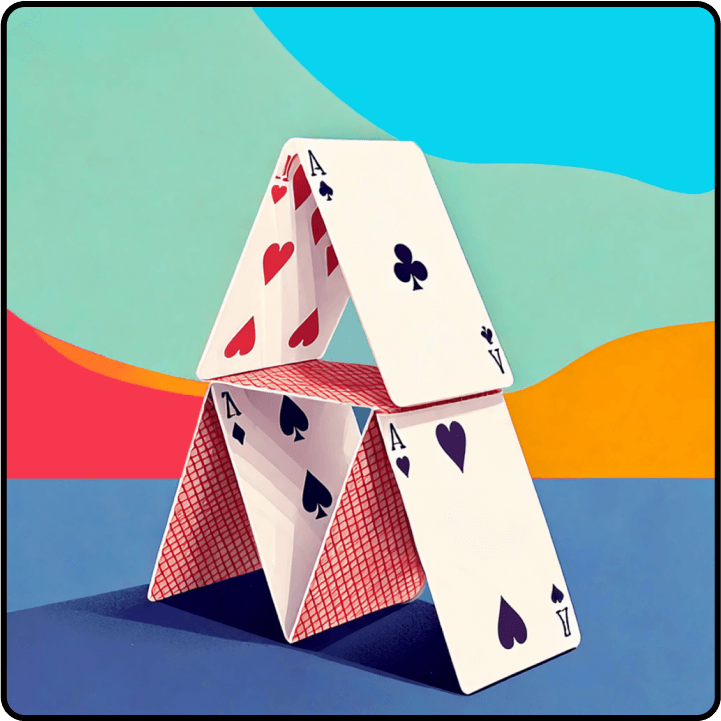 tower of cards